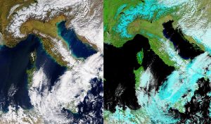 italia dal satellite oggi