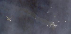 Satellite Image of Abkatun Alpha Platform in Mexico