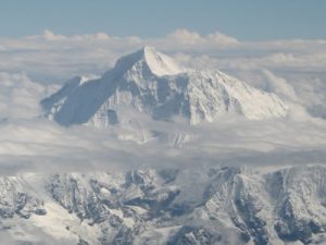 L'Everest osservata dall'alto