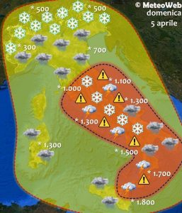 previsioni meteo pasqua domenica 5 aprile