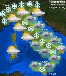 previsioni meteo pasquetta