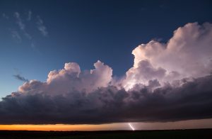 10-13-12-Olney-TX-Supercell-lightning-Twilight