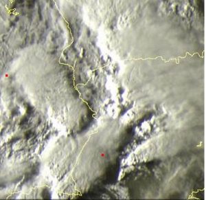 La "supercella" di ieri pomeriggio sull'ovest dell'Ucraina