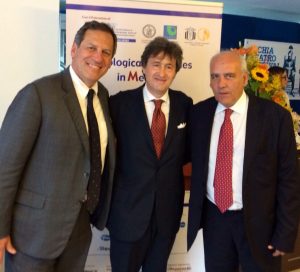 Da sx Giuseppe Capua, Stefano Palazzi e Amato de Paulis