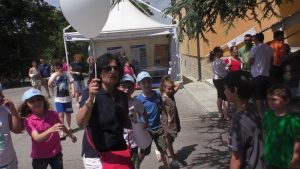 i bambini in visita