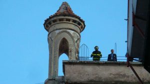 MALTEMPO: FULMINE COLPISCE ABSIDI DUOMO DI MONREALE.