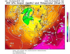 L'onda di calore in arrivo sulle regioni centro-meridionali