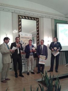 Andrea Poggio, Roberto Romagno,rappresentante gestore igiene ambientale Rutigliano, Carlos Veloso Dos Santos Amorim Cork italia.