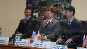 Kjell Lindgren, Oleg Kononenko, Kimiya Yui