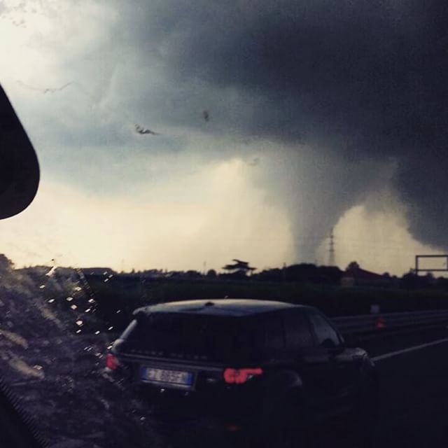 Il tornado dell'8 luglio 2015 sulla Riviera del Brenta