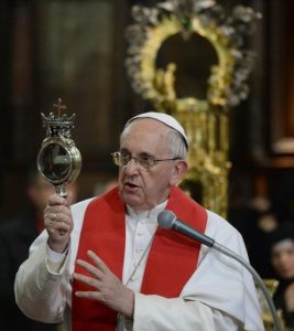 Pope Francis in Naples