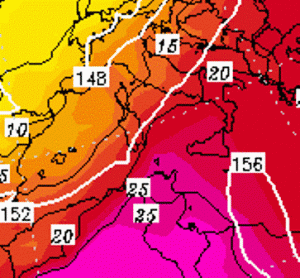 caldo venerdì sera e sabato