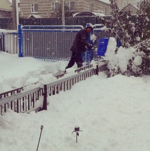 L'abbondante nevicata nella città di Leninogorsk. Fonte VK