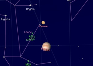 marte giove venere