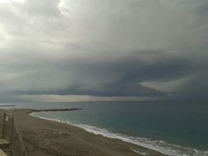 supercella sul messinese tirrenico
