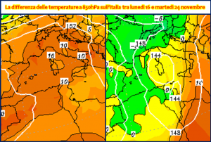 meteo italia novembre crollo termico allerta inverno