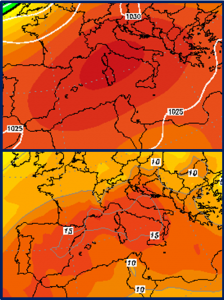 previsioni meteo anticiclone autunno novembre 2015 caldo italia europa mediterraneo