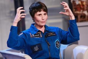 Trasmissione "Porta a Porta", ospite l'astronauta Samanta Cristoforetti