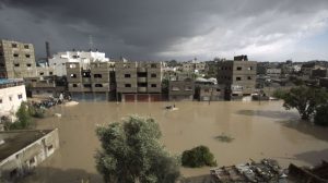 Le alluvioni sulla striscia di Gaza