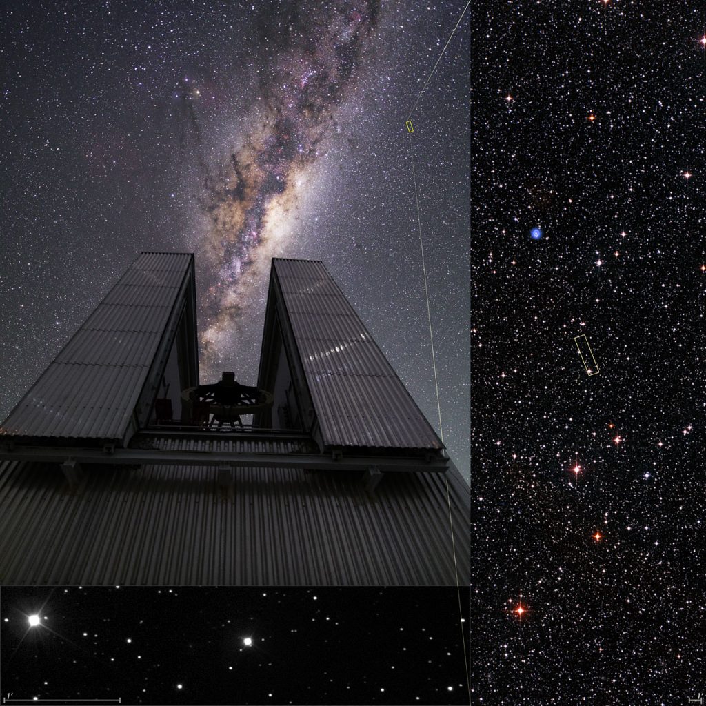 ESO Telescopes Spy a Rare Relic