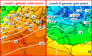 Sbalzi Termici metà gennaio