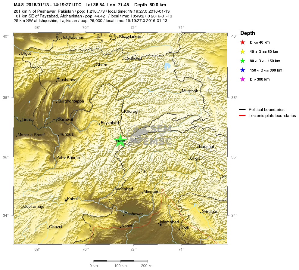 Terremoti Afghanistan