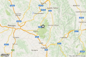 scossa Perugia