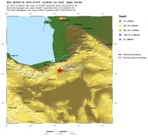 scossa Iran