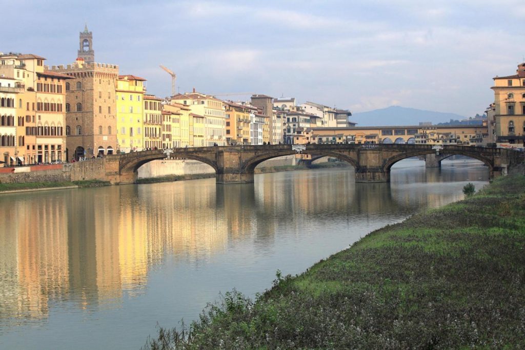 Firenze, Arno in secca per siccità