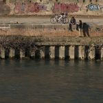 Roma, le FOTO del Tevere in secca per la siccità