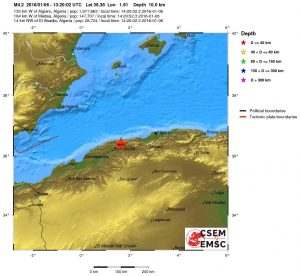 scossa Algeria
