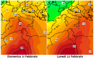 Previsioni Meteo Caldo Febbraio 2016