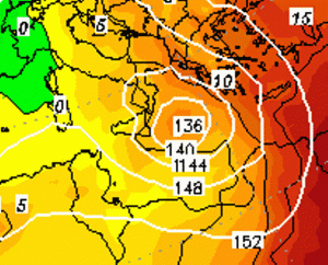 ciclone Sud Italia caldo