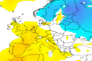 Le anomalie termiche di gennaio 2015 in Europa