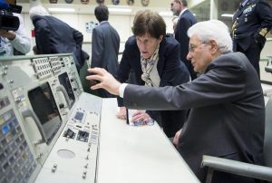 Sergio Mattarella in visita alla NASA