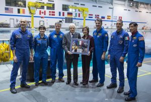 Sergio Mattarella in visita alla NASA