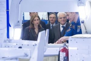 Sergio Mattarella in visita alla NASA
