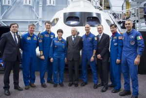 Sergio Mattarella in visita alla NASA