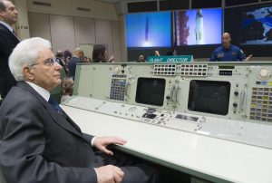 Sergio Mattarella in visita alla NASA