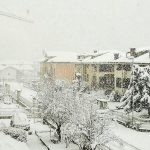 Eccezionale bufera di neve a Cuneo: oltre 20cm in città [FOTO e VIDEO LIVE]