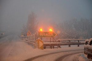 Genova, maltempo, neve: neve anche a bassa quota