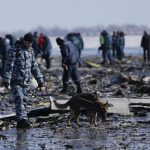 Disastro a Rostov sul Don: il recupero dei resti dell’aereo FlyDubai [FOTO]