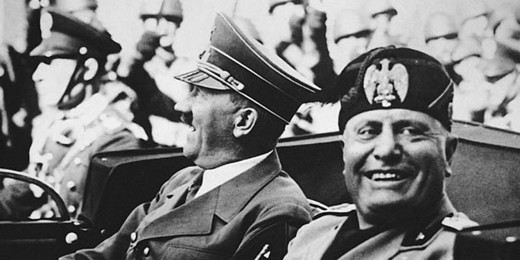 Mussolini e Hitler Asse Roma-Berlino