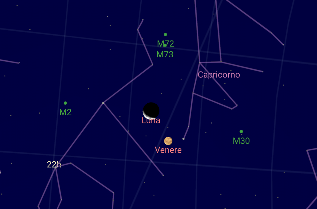 luna venere