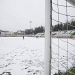 Neve: pulizia del campo Pro Vercelli-Pescara [FOTO]