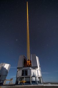 Prima luce all'Osservatorio del Paranal per il sistema di stelle guida laser più potente al mondo