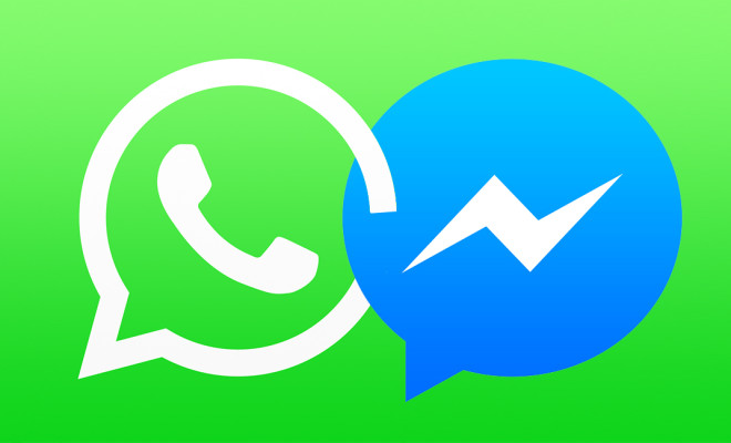 Messenger e whatsapp