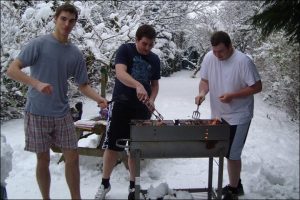 barbecue snow