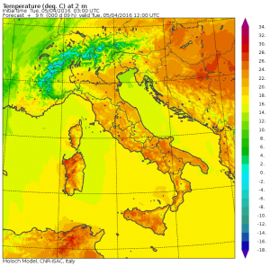 temperature oggi