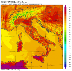 caldo venerdì 27